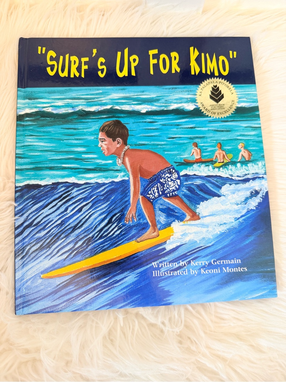 💫10/$25 • Surf's Up For Kimo Hardcover Picture Book